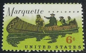 1968 6c Father Marquette Scott 1356 MNH