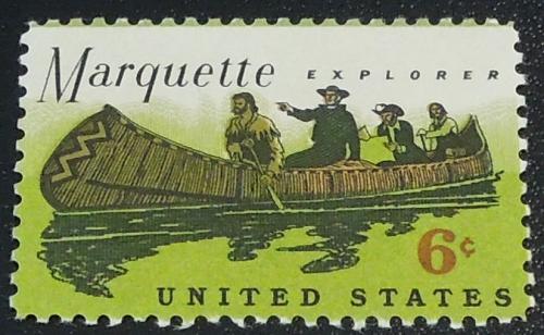 1968 6c Father Marquette Scott 1356 MNH