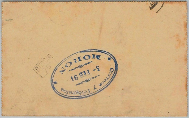 39363 - ARGENTINA - POSTAL HISTORY - STATIONERY CARD from BA to MORON - RARE