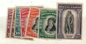 San Marino Scott 169-75 Mint hinged