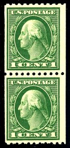 U.S. #441 MINT PAIR OG NH