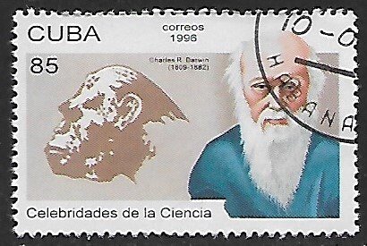 Cuba # 3720 - Charles Darwin - unused CTO.....{Z19}