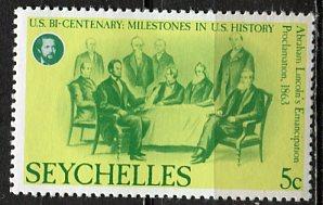 Seychelles: 1976 Sc. #374, */MH Single Stamp