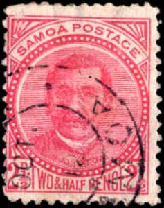 Samoa #14, Incomplete Set, 1892, Used