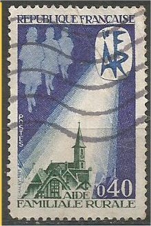 FRANCE, 1971 used 40c, Rural Family Aid Scott 1309