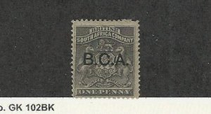 British Central Africa, Postage Stamp, #1 Mint Hinged, 1891, JFZ