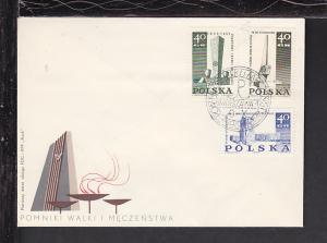 Poland 1967 U/A FDC BIN