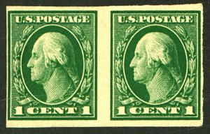 U.S. #408 MINT PAIR OG LH