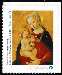 Canada 2955 Christmas Castello Nativity 'P' single (1 stamp) MNH 2016