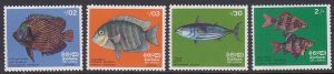 Sri Lanka 473-6 Fish mnh