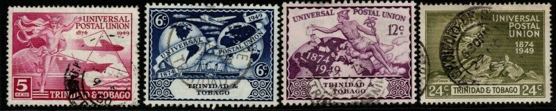 TRINIDAD & TOBAGO SG261/4 1949 UPU SET FINE USED 