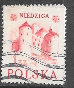 Poland 556: 1z Niedzica Castle, used, F-VF