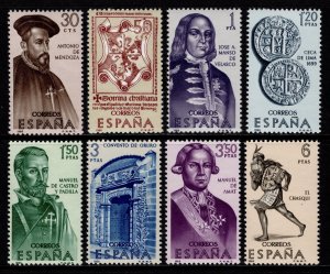 Spain 1966 Explorers & Colonisers of America (6th series), Set [Mint]