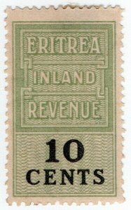 (I.B) BOIC (Eritrea) Revenue : Duty Stamp 10c