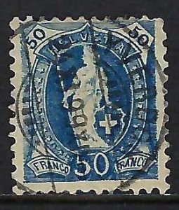 Switzerland 86 VFU DEEP BLUE M1223