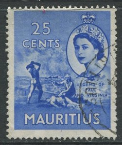 STAMP STATION PERTH Mauritius #258 QEII Definitive Issue FU 1953-1954