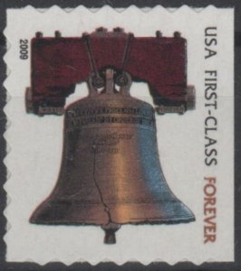 USA Sc. 4128b (42c) Liberty Bell 2009 date MNH bklt. V single