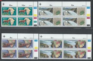 SOUTH AFRICA SC# 784-87 CONTROL B/4  VF MNH 1990