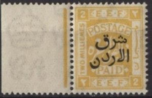 Jordan 131 (mvlh) 2m E.E.F. Postage Paid, yel (1925)