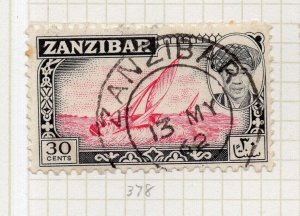 Zanzibar 1961 Early Issue Fine Used 30c. NW-207667