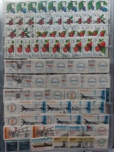 Off Paper Mix Lot of 1150 Early Stamps of Poland VF/XF