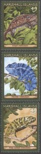 MARSHALL ISLANDS 2014 49c Endangered Lizards/Iguanas stamps, MNH VF