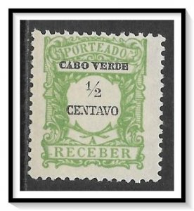 Cape Verde #J21  Postage Due NG