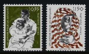 United Nations - Geneva 126-7 MNH Future for Refugees