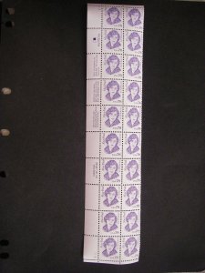 Scott 2943, 78c Alice Paul, PB4 #B2 UL & LL, MNH Great Americans Durland Premium