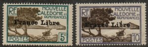 New Caledonia 221-222 Mint never hinged