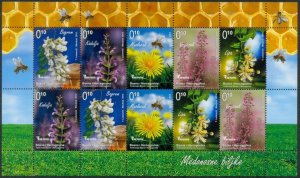 Bosnia - Sarajevo 2013 ☀ Flora Flowers Honey plants MSS ☀ MNH**
