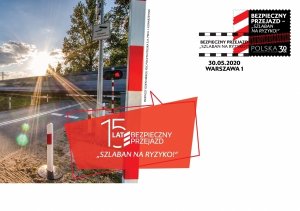 Poland 2020 FDC Stamp Safety on the Road Trains Railway