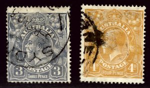 Australia SC#30-31 Used Fine...A very Popular Country!!