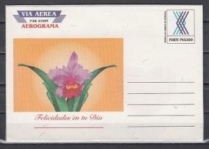 Honduras, 1994 issue. Orchid Aerogramme. ^