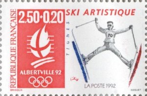 France 1991 MNH Stamps Scott B636 Sport Olympic Games Skiing