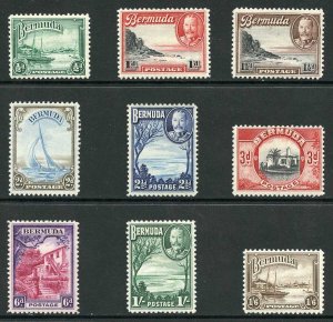 Bermuda SG98/106 1936 Set of 9 Fresh M/Mint