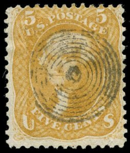 momen: US Stamps #67 Used Sound Cat. $1,200