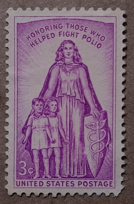 United States #1087 3c Polio MNG (1957)