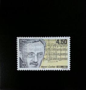 1998 France Henri Collet, Composer Scott 2661 Mint F/VF NH