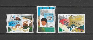 ARUBA #B32-34  FOREIGN STUDY PROGRAMS  MNH