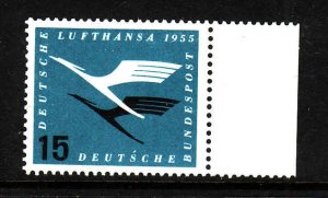 Germany-Sc#C63-unused NH airmail-Lufthansa emblem-1955-