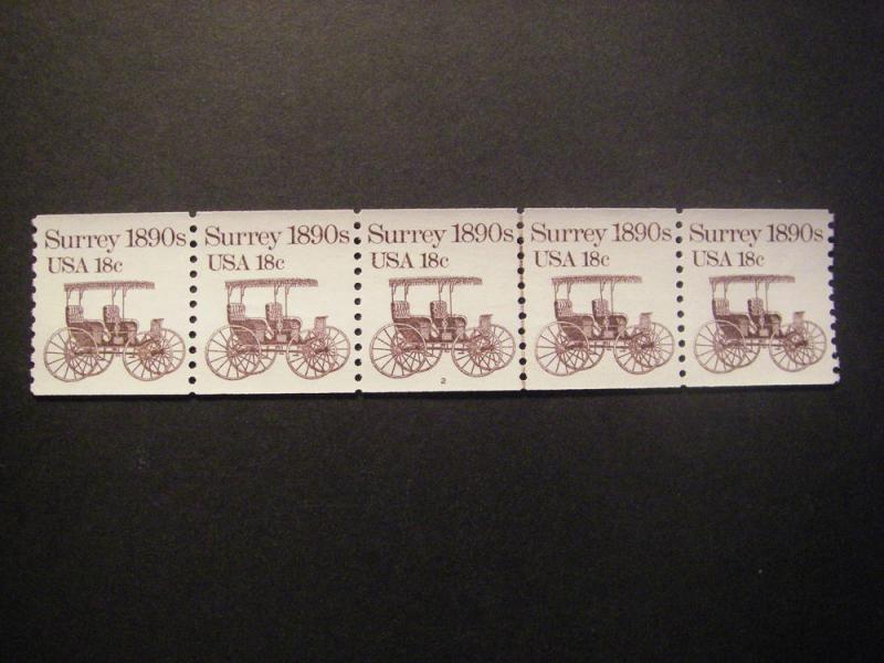 Scott 1907, 18 cent Surrey, PNC5 #2, MNH BEAUTY