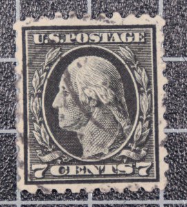 Scott 469 - 7 Cents Washington - Used - Nice Stamp - SCV $13.00