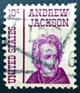 USA 1967 Prominent Americans Andrew Jackson 10c Used SC#1285 U4681