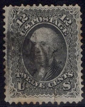 F GRILL US Stamp #97 12c Washington USED SCV $250