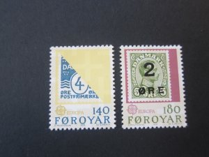 Faroe Islands 1979 Sc 43-44 set MNH