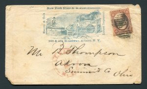 1850's Emery & Co. Threshing Machine - Albany, New York to Akron, Ohio