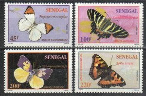 Senegal Stamp 1187-1190  - Butterflies