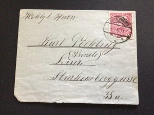 Austria 1911 Starhembergasse  postal cover Ref 63000