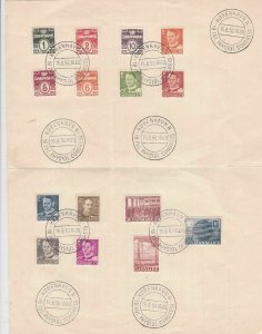 Copenhaven 1950 Denmark Stamps Page Ref 35852